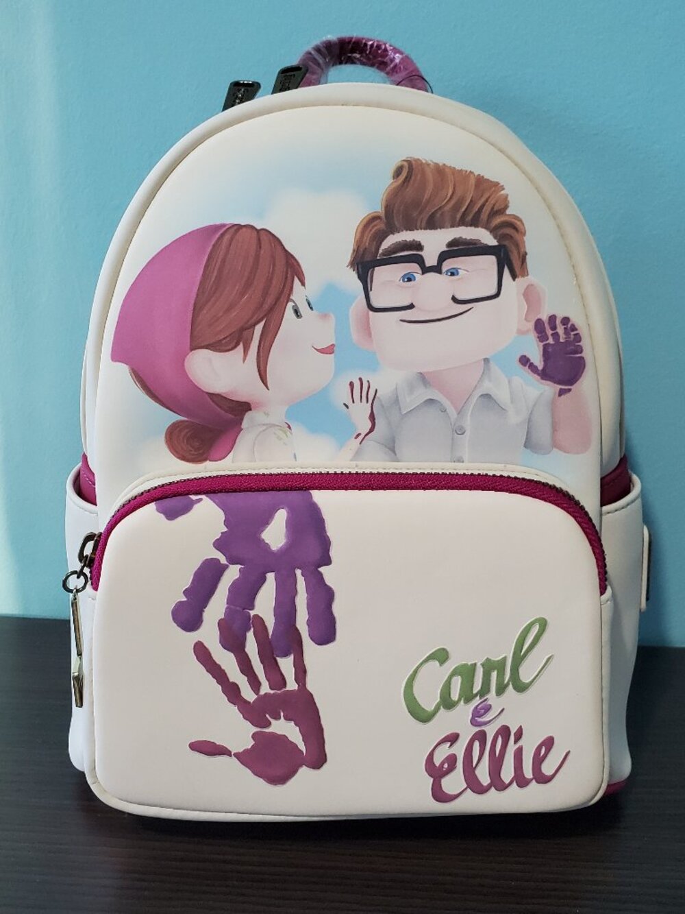 NWT Loungefly Disney Pixar Up Carl & Ellie Mini Backpack - NYCC Exclusive